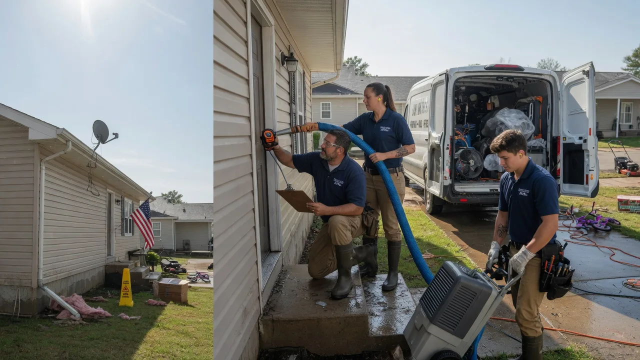 Ceiling Water Damage Restoration in Brashear, TX near me